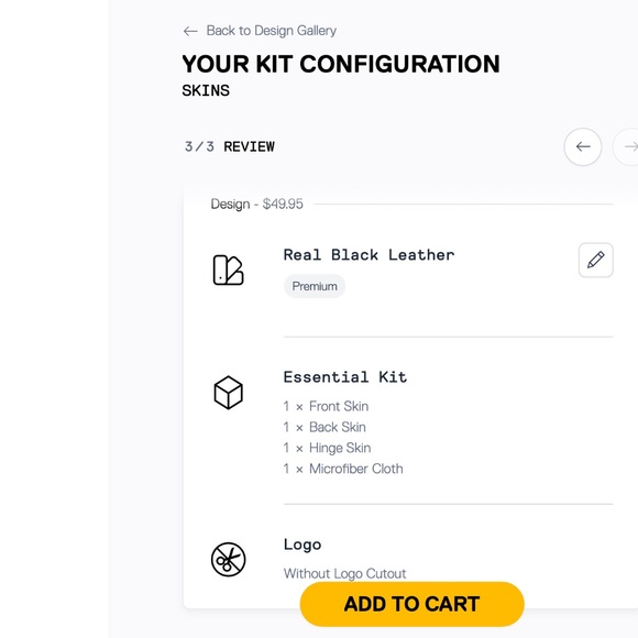 Dbrand Skin for Apple Magic Keyboard for iPad Pro 11" (M4) - Black Leather - Picture 4 of 12